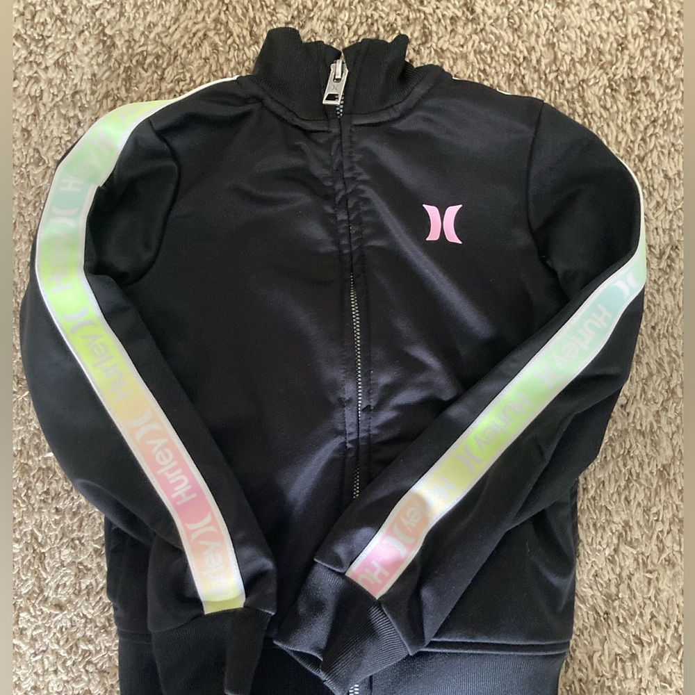 Girls Hurley Track Suit size 5 - Picture 2 of 5